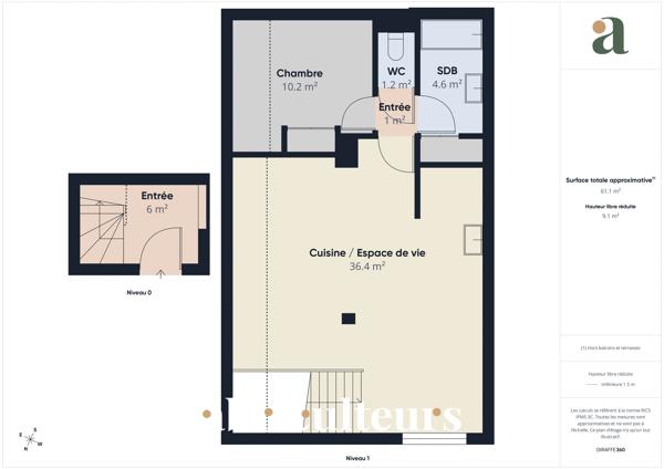 Appartement T2 de caractère au sein d’une ancienne Grange Dîmière en vente à Survilliers (95470)