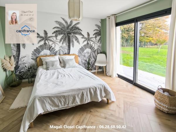 Magnifique maison contemporaine de plain-pied – 130 m² – 2018 – Terrain 7 400 m² avec piscine