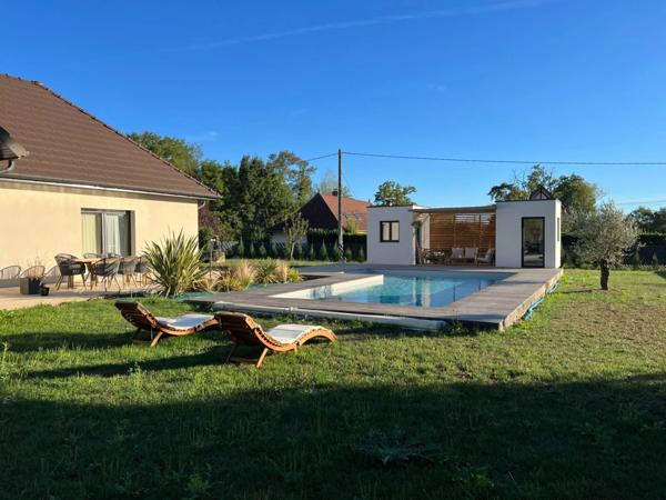 Magnifique maison contemporaine de plain-pied – 130 m² – 2018 – Terrain 7 400 m² avec piscine