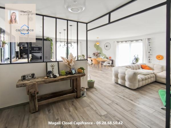 Magnifique maison contemporaine de plain-pied – 130 m² – 2018 – Terrain 7 400 m² avec piscine