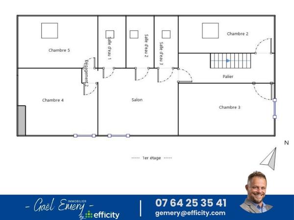 Maison 7 pièces - 210 m² Exclusivité efficity