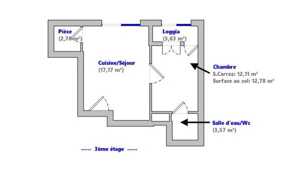 Appartement à vendre 2 pièces 36 m² Balaruc-les-Bains