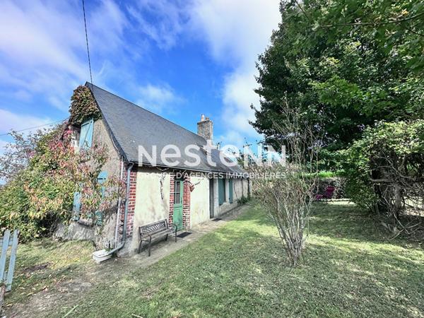 Charmante maison de campagne de 65.57 m² à vendre avec dépendance et beau terrain arboré à Flée (72500)