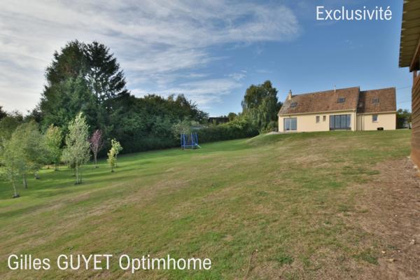 12MN de BERNAY, DPE C, T6 110M² 248000€ avec 2000M² de terrain clos (27)