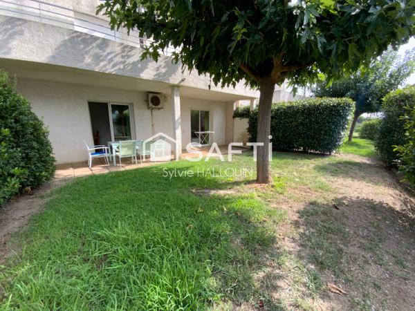 Appartement T3 bord de mer 44m² jardin et parking