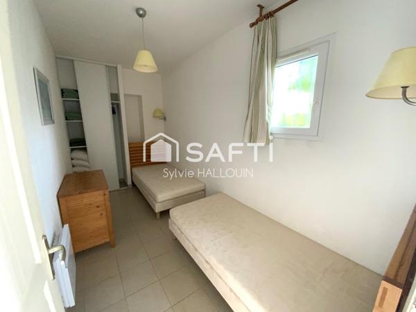 Appartement T3 bord de mer 44m² jardin et parking