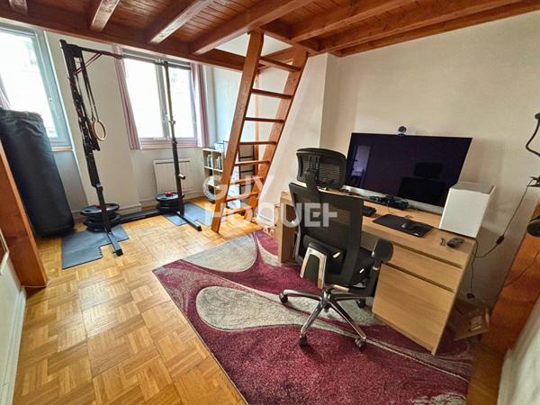 Canut T4bis 103m² dernier étage Coeur Croix rousse