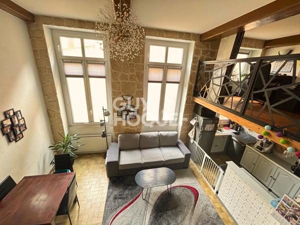 Canut T4bis 103m² dernier étage Coeur Croix rousse