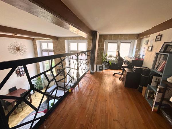 Canut T4bis 103m² dernier étage Coeur Croix rousse