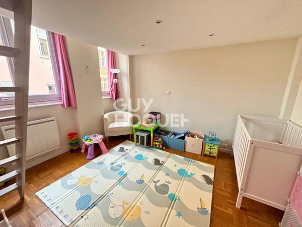 Canut T4bis 103m² dernier étage Coeur Croix rousse