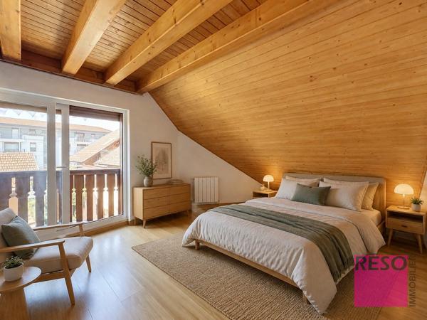 EXCLUSIVITÉ – T2/3 DERNIER ÉTAGE – COLLONGES-SOUS-SALÈVE