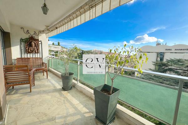 Cannes (06400) Résidence de standing - 3 pièces en étage élevé - quartier des Anglais