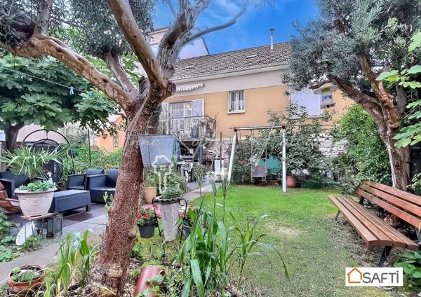 Maison familiale, 4 chambres, jardin et terrasse