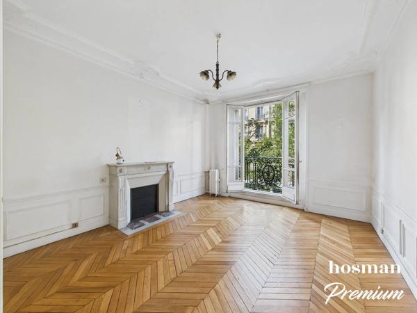 Beau 4 pièces Haussmannien de 99 m2 - Profession libérale - Traversant, charme de l'ancien, lumineux - Rue Ordener, Paris 18ème