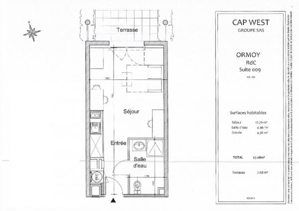 INVESTISSEMENT LOCATIF – Ormoy – Résidence Affaires Cap West – 6,66 % de rentabilité