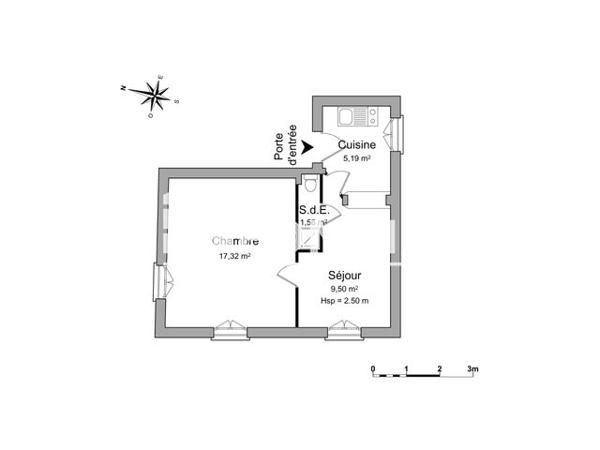 Location Appartement 2 pièces 33.6 m² - 441 AVENUE DE LA LIBERATION Nancy 54000