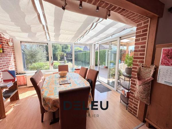 Maison semi plain-pied de 128 m² avec 4 chambres, jardin et garage à Wasquehal