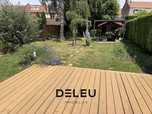 Maison semi plain-pied de 128 m² avec 4 chambres, jardin et garage à Wasquehal