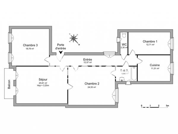 Location Appartement 4 pièces 116.4 m² - Strasbourg 67000