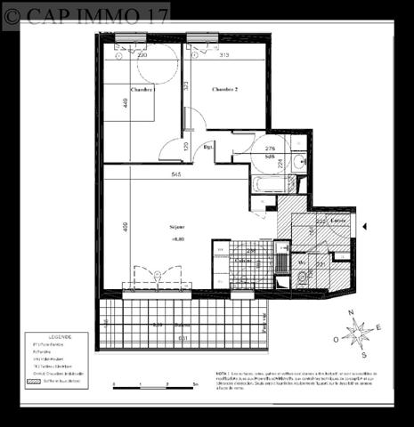 Appartement de 67,48 m² en vente à LA ROCHELLE