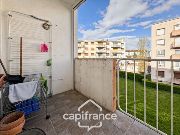 Appartement T4 67 m² – 3 chambres – Balcon – Garage – Cave – Chalon-sur-Saône
