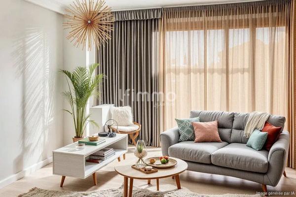 T2 traversant, balcon, cave, parking résident