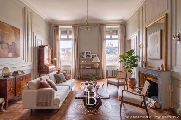 Lyon 2ème, Appartement 4 Chambres -  183 m² à vendre