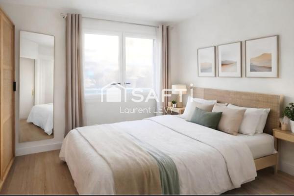 Bel appartement 3/4 pièces, cave, métro Juliottes