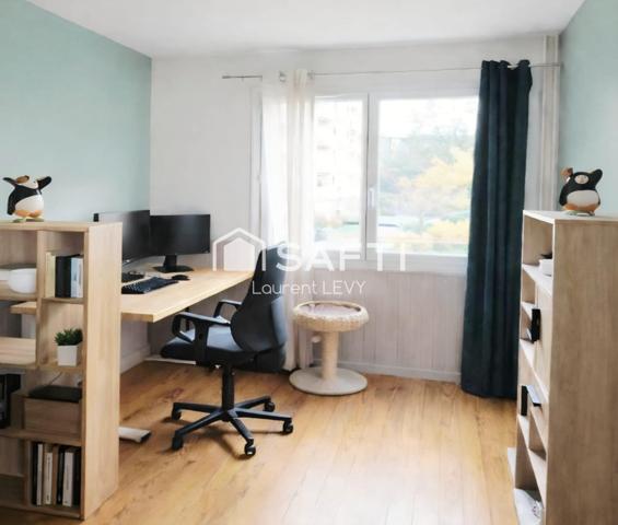 Bel appartement 3/4 pièces, cave, métro Juliottes