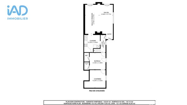 Maison à vendre 6 pièces 137 m² Les Pavillons-sous-Bois