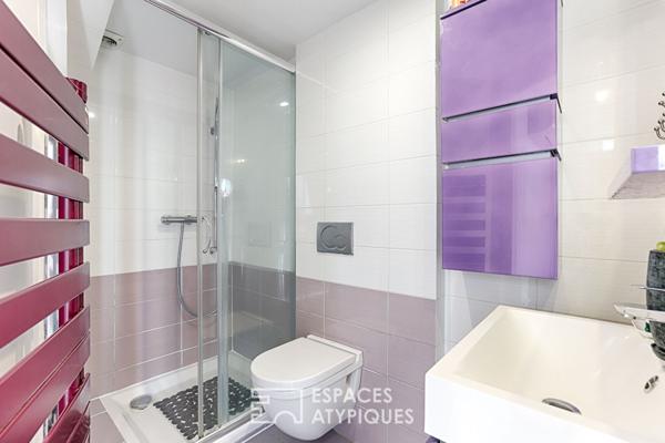 Triplex confidentiel sur cour esprit maison