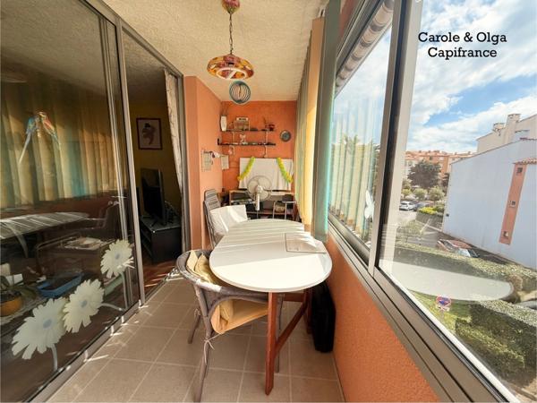 Appartement à vendre 3 pièces LE CAP D agde, parking et cellier, proche des commerces et de la plage Richelieu Est