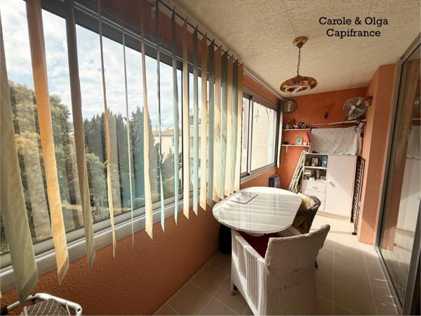 Appartement à vendre 3 pièces LE CAP D agde, parking et cellier, proche des commerces et de la plage Richelieu Est