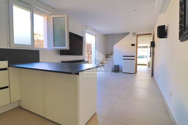 Maison T3 rénovée - Terrasse 9 m² - Garage 18 m² - Marseille 13010