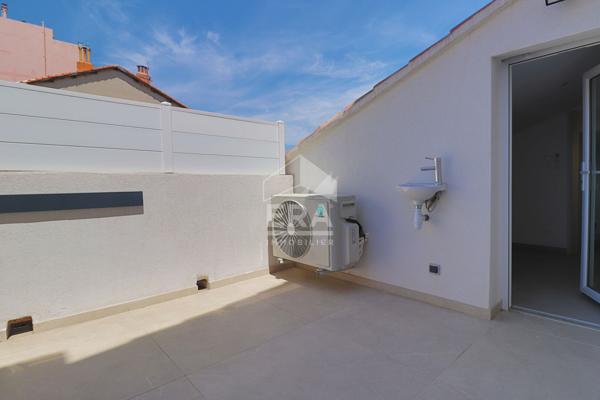 Maison T3 rénovée - Terrasse 9 m² - Garage 18 m² - Marseille 13010