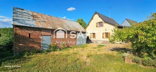 Maison 6 pièces avec 4 chambres, Véranda 30m2 et grande pièce de vie sur un terrain de 1177m2 avec dépendances.