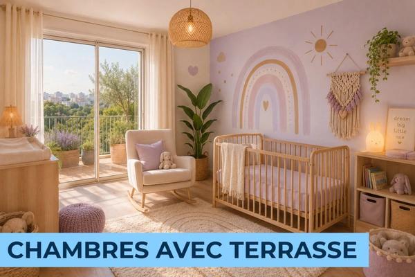 Duplex 4 pièces, terrasse et balcon : la vie de famille au vert prend de la hauteur à Paris 18e