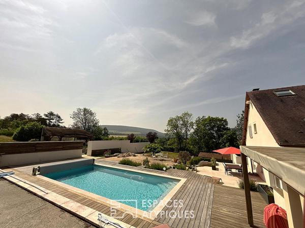 Maison avec piscine et vue exceptionnelle