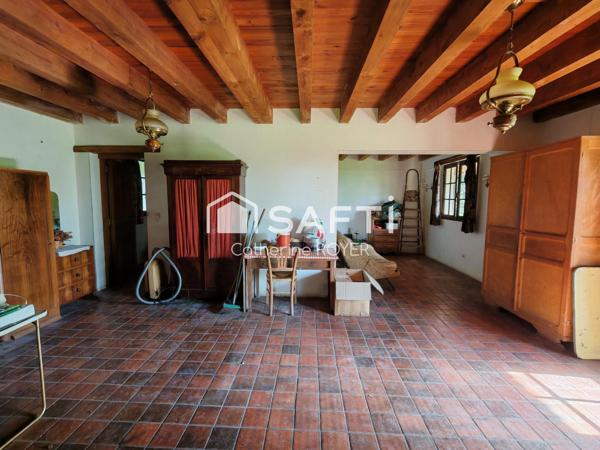 Maison ancienne rénovée sur 20000 m² de terrain