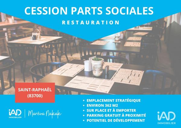 Bar-brasserie à vendre 362 m² Saint-Raphaël