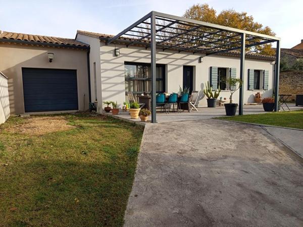 Villa Plain Pied 98m² sur terrain de 529m², Montségur sur Lauzon 279 000HAI
