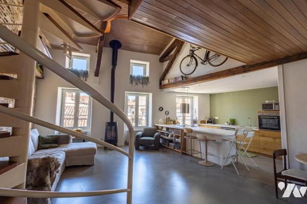 Appartement 3 chambres en duplex Cahors