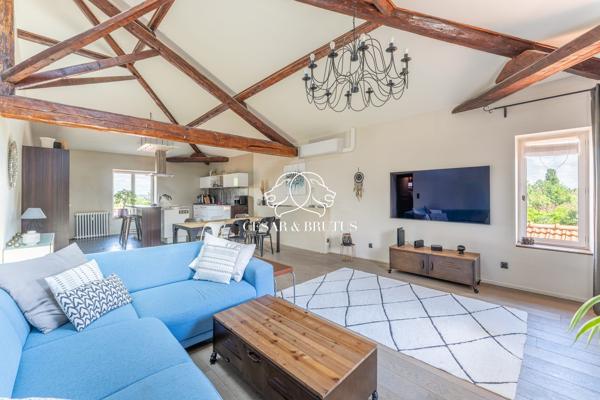 Au calme de l’Ouest Lyonnais : Grand T5 de 111m² en très bon état – Saint Germain Au Mont d’Or