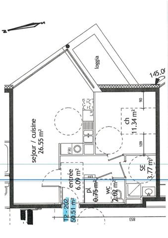Un investissement sécurisé et rentable / Appartement lumineux de 50,51m² avec parking