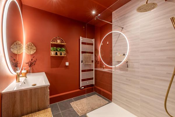 Appartement quatre pièces, dernier étage avec terrasses végétalisées