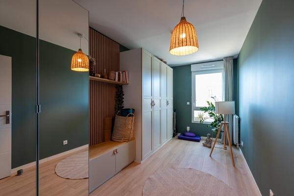 Appartement quatre pièces, dernier étage avec terrasses végétalisées