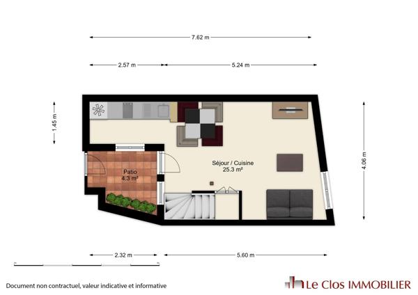 Vente appartement 2 pièces 49.00 m², 31000