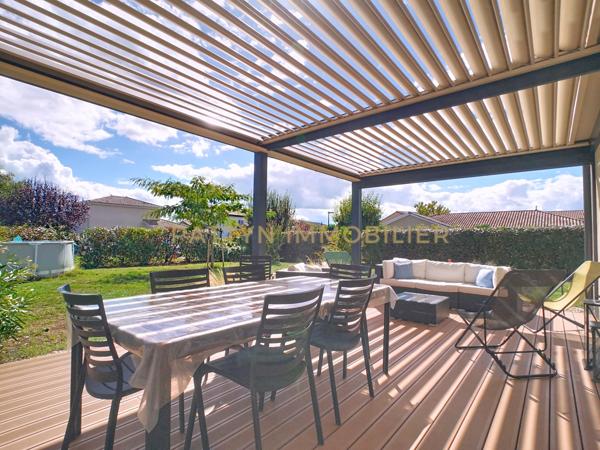 Civrieux (01390) Lumineuse maison 5 chambres avec grande terrasse, jardin, garage et confort énergétique (Classe B)