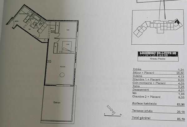 Superbe T3 + coin montagne et terrasse - 8 couchages - Piscine et Sauna à Peyragudes