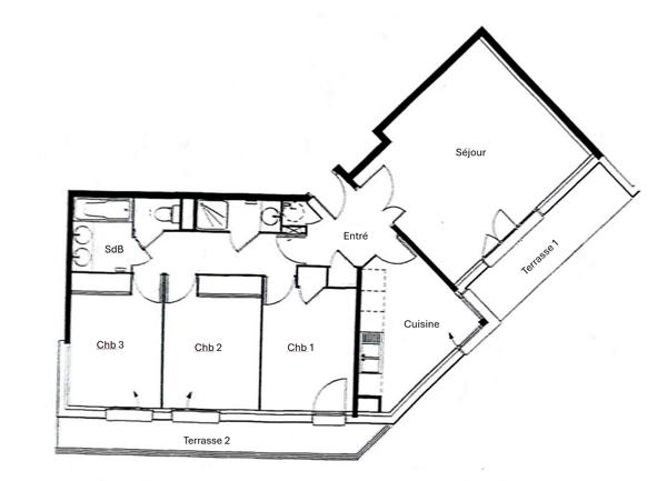 Appartement à vendre 4 pièces 82,95 m² Toulouse
